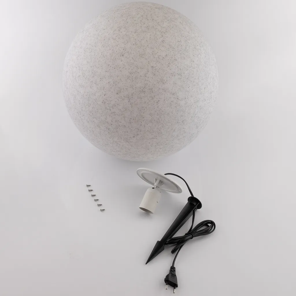 Lampe Boule Extérieure Étanche 40cm IP44 E27 Solution Balisage Jardin - 8