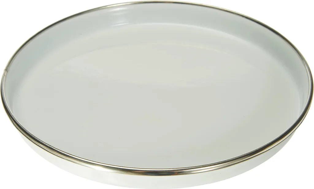 Karl Krüger Set de 4 plaques de cuisson émaillées blanches polyvalentes - 9