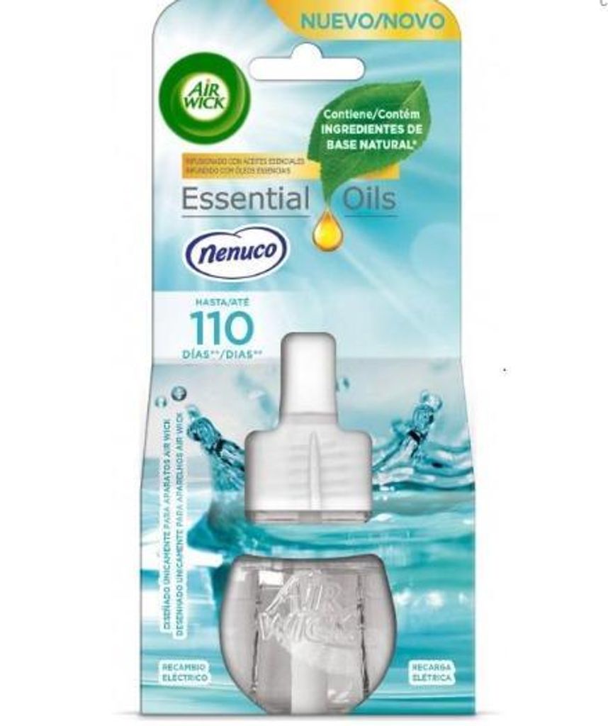 6x AirWick Electric Air Freshener Refill - Nenuco - 19 ml