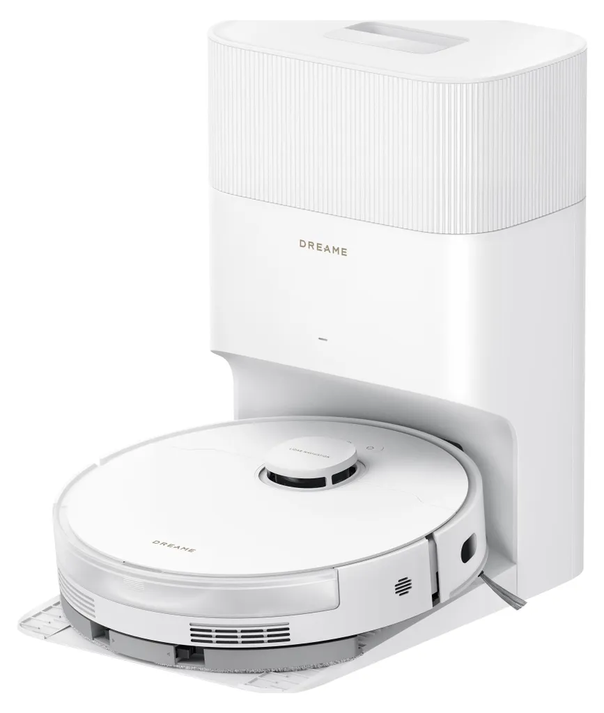 Robot Aspirateur Laveur 2-en-1 Dreame avec Vidage Automatique 13000Pa Blanc