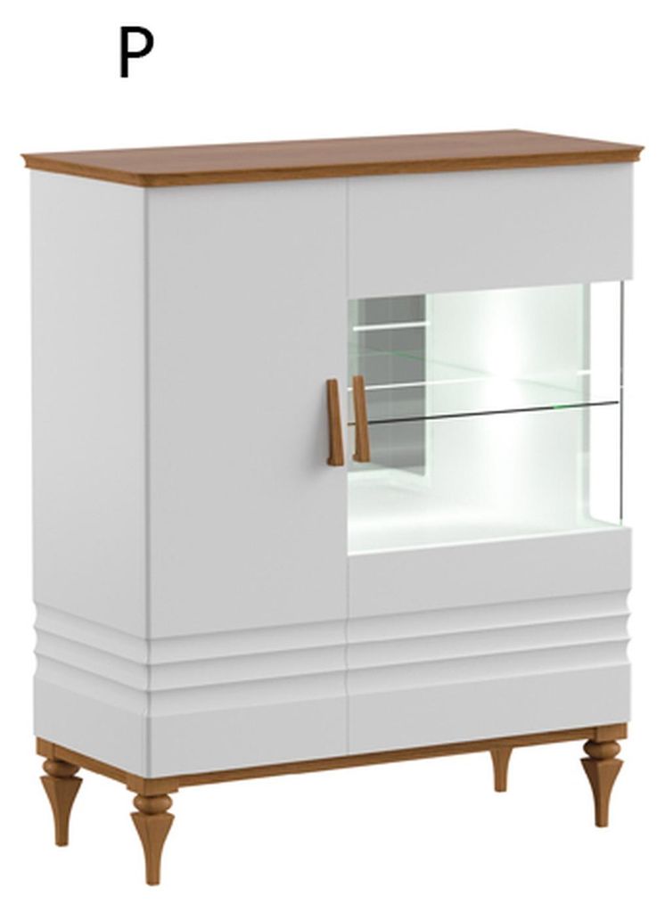 Klassische Kommode Vitrine Kommoden Vitrinen Kommodenschrank Schrank TO-KBL