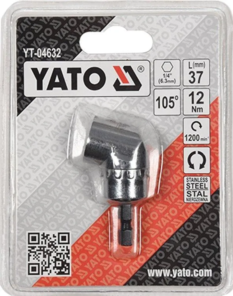 Adattatore angolare Yato 37 mm 1/4" - 4