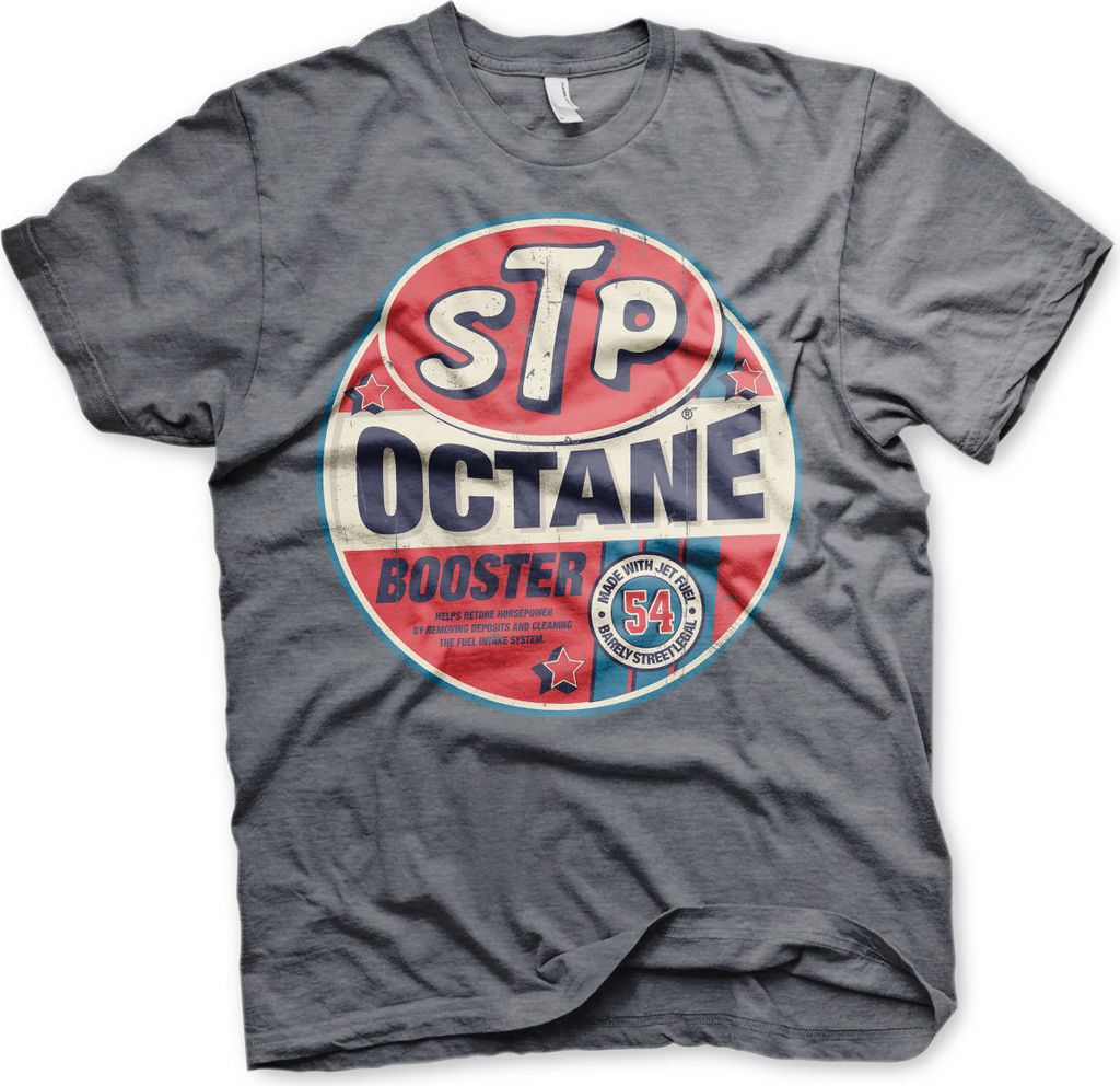 STP Octane Booster T-Shirt - X-Large - Dark-Heather Produktbild 