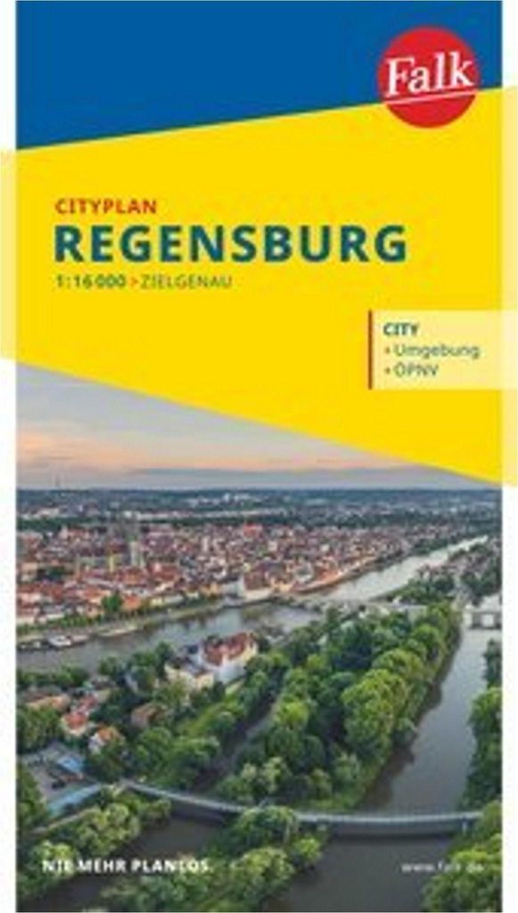 Falk Cityplan Regensburg 1:16.000 Produktbild 