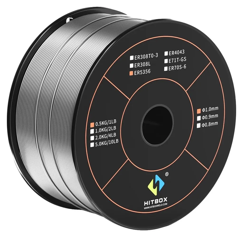 Fil de soudage MIG Aluminium ER5356 diamètre 1mm bobine de 0,5kg