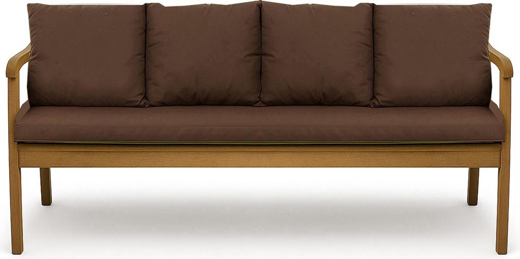 Gartenkissen Set braun – 180x60 + 4x50x56 cm Gartenkissen Produktbild 