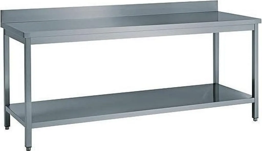 Table de préparation inox pour laboratoire de cuisine 100x60 cm