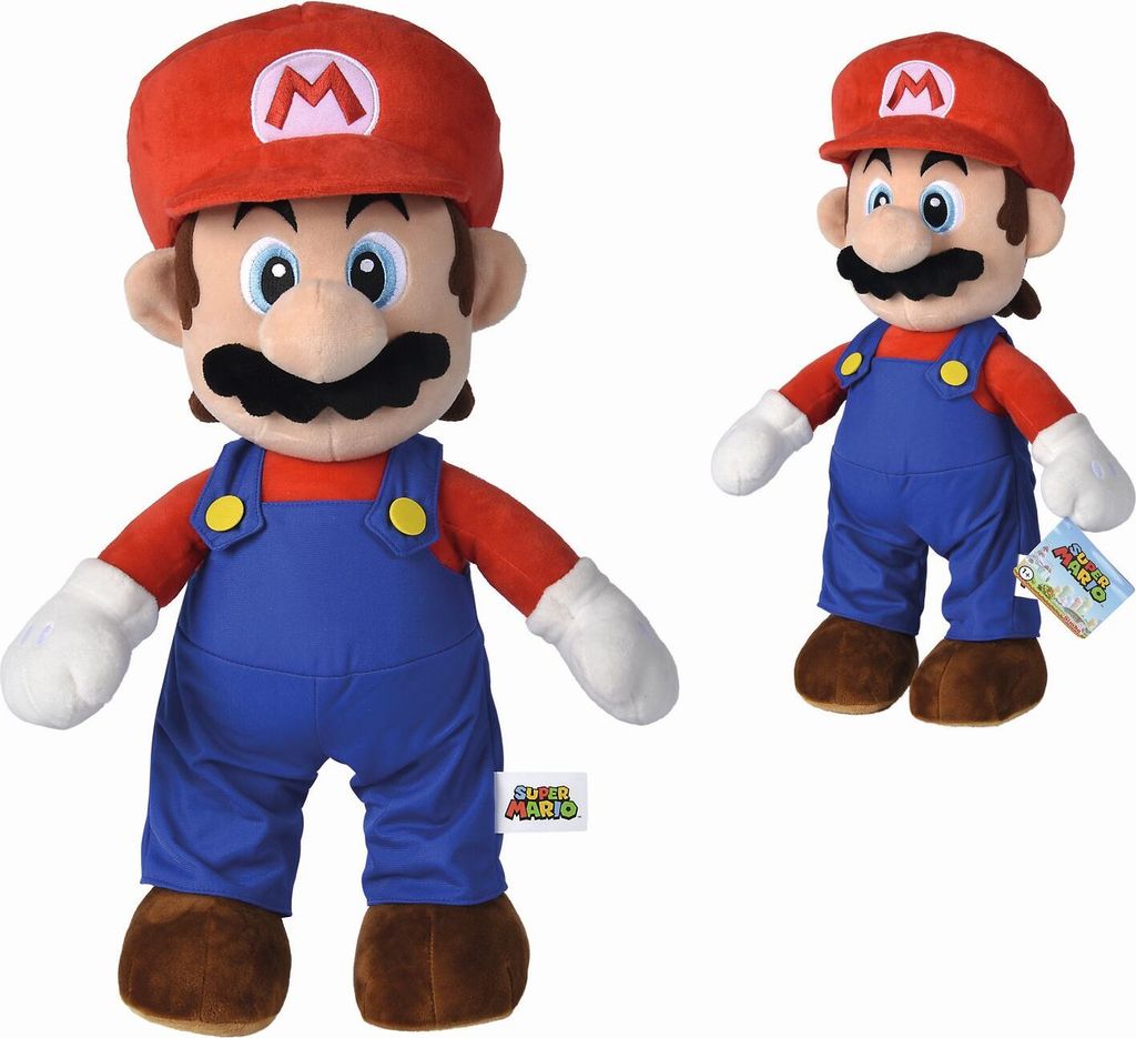 Simba 109231013 - figurka pluszowa Super Mario, 50 cm, Zdjęcie produktu 