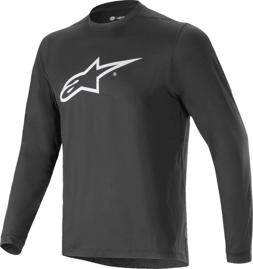 Alpinestars A-Dura Astar Langarm Fahrrad Jersey, schwarz, M