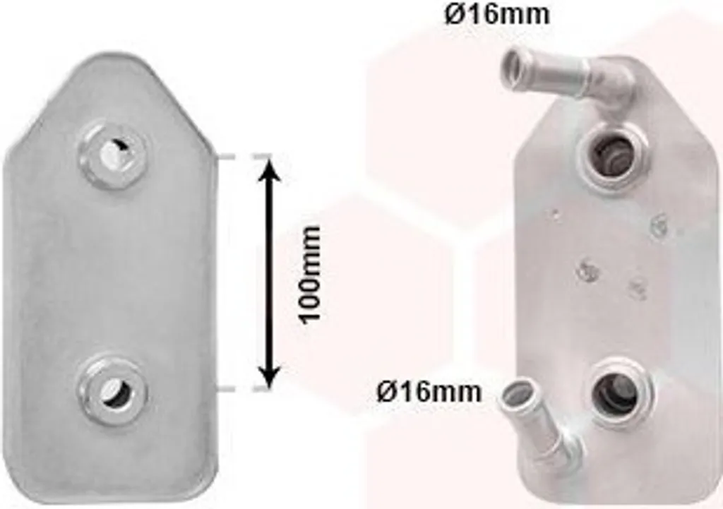 Refroidisseur d'huile boîte auto VAN WEZEL pour VW Golf IV Bora Skoda