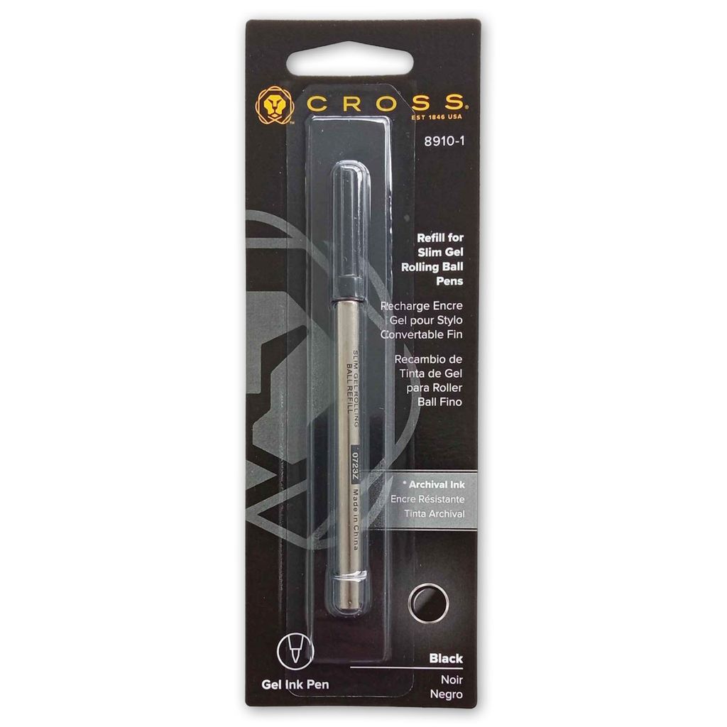 Ricarica roller in gel nero in blister Immagine del prodotto 
