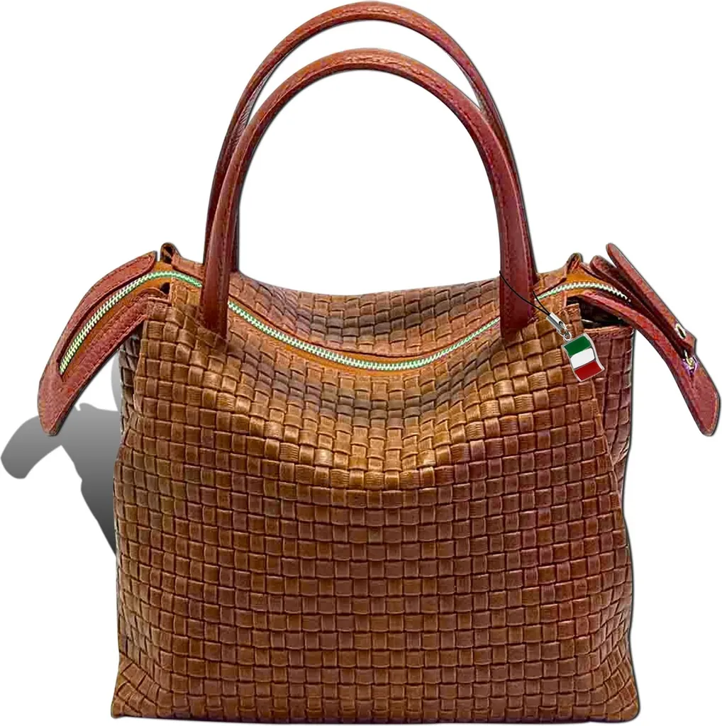 Florence borsa a tracolla da donna in pelle marrone D2OTF170C1