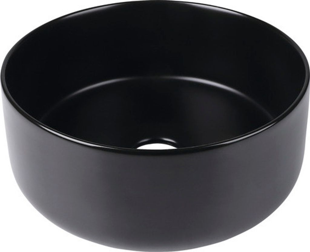 Differnz Aufsatzwaschbecken Somero 25 x 25 cm schwarz matt Produktbild 