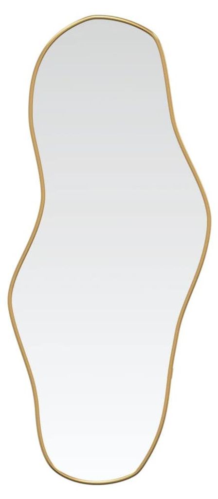 vidaXL Specchio da parete Golden 100x45 cm Immagine del prodotto 