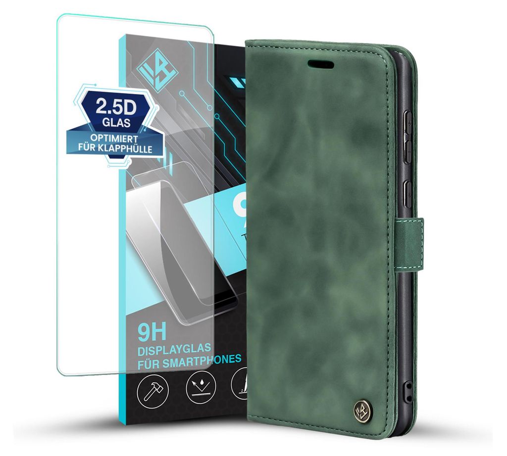 Handy Hülle für Samsung Galaxy S25 Ultra mit 9H Displayglas Produktbild 