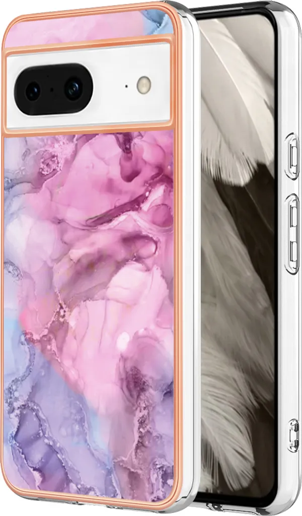 Cover Pixel 8 Rosa Low Cost | Custodia Silicone TPU Antiurto Fantasia