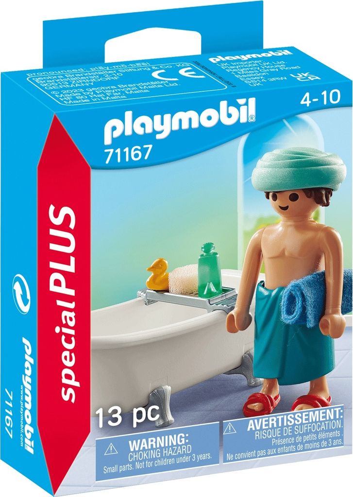 Mann in der Badewanne Produktbild