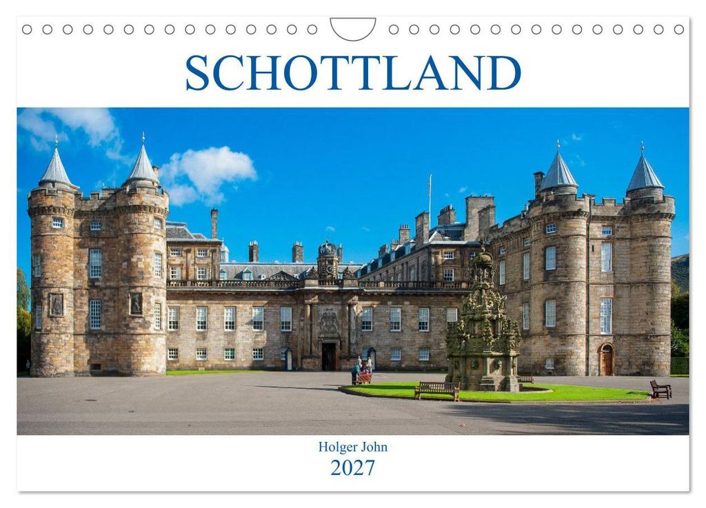 Blickpunkte SCHOTTLAND (Wandkalender 2027 DIN A4 quer), CALVENDO Monatskalender