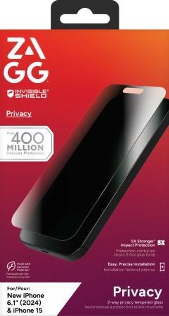 Zagg Invisibleshield Glass Elite Sichtschutzglas Für Iphone Produktbild 