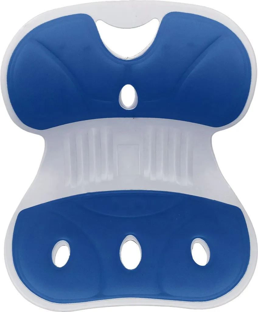 Support lombaire respirant bleu avec structure corrective pour le dos - 2