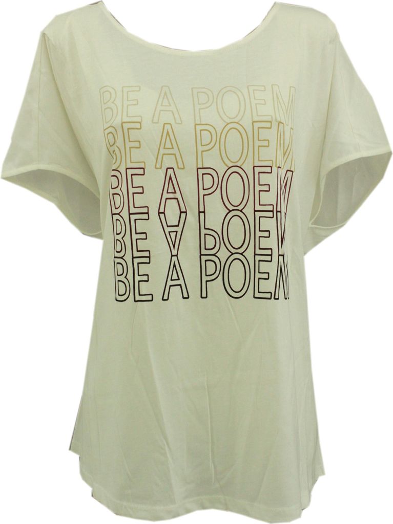 29676 Gerry Weber, , Damen T-Shirt Top , Jersey, white, 46