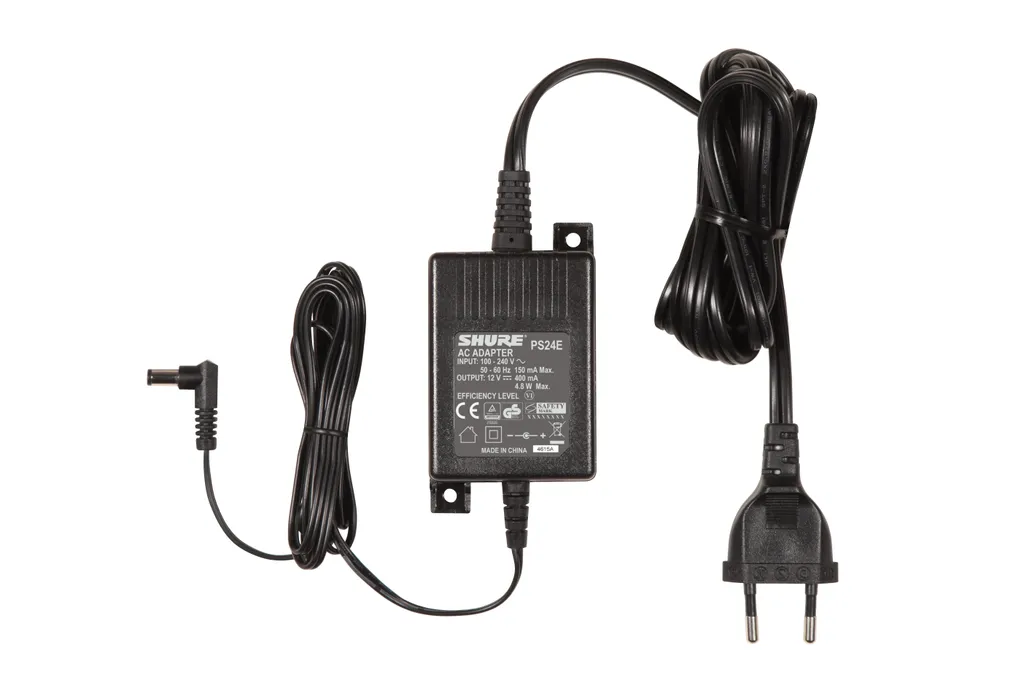 Bloc d'alimentation Shure PS24E robuste avec protection contre surtension