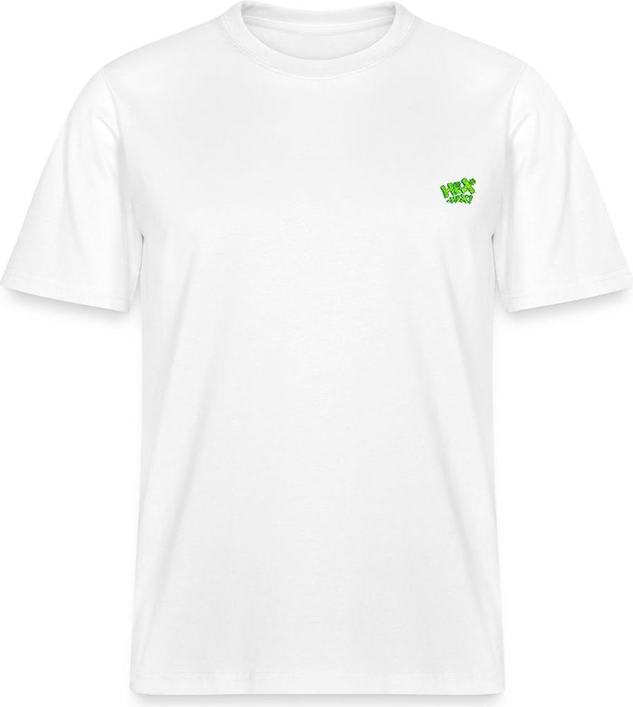 Spreadshirt Bibi Blocksberg Hex Hex Grün Stick Relaxed Fit Uni T-Shirt, S, Weiß