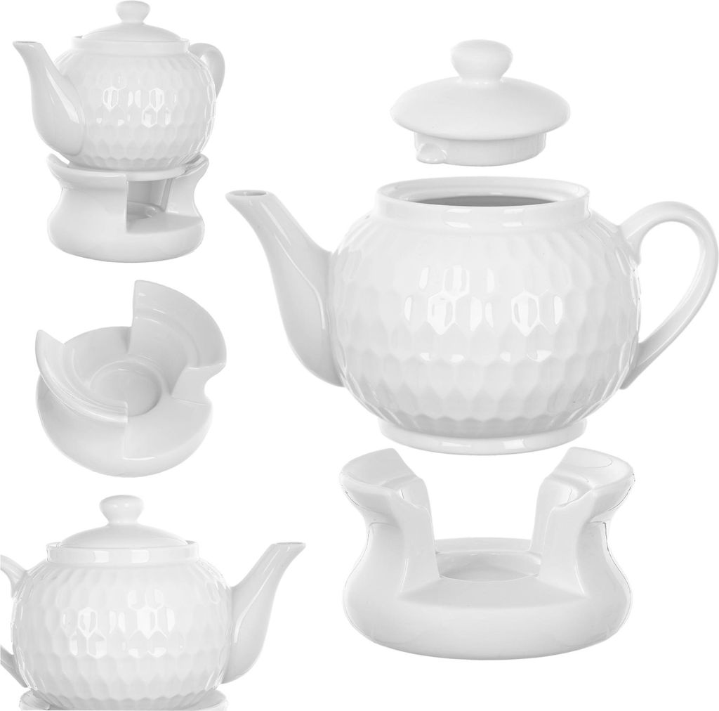 KADAX Théière 900ml avec réchaud Set, Cafetière en Image du produit 