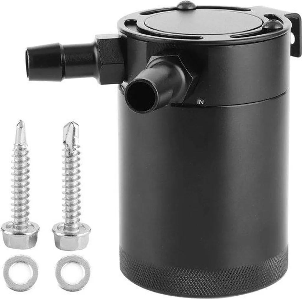Récupérateur d'huile universel 500ml Oil Catch Can en aluminium noir