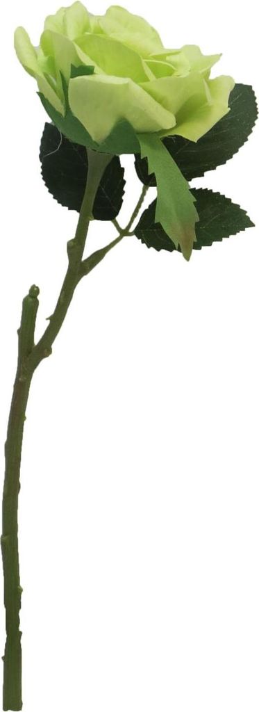 artplants.de Künstliche Blume Rose ASHANTO, hellgrün, 25 cm - Künstliche Stielblume