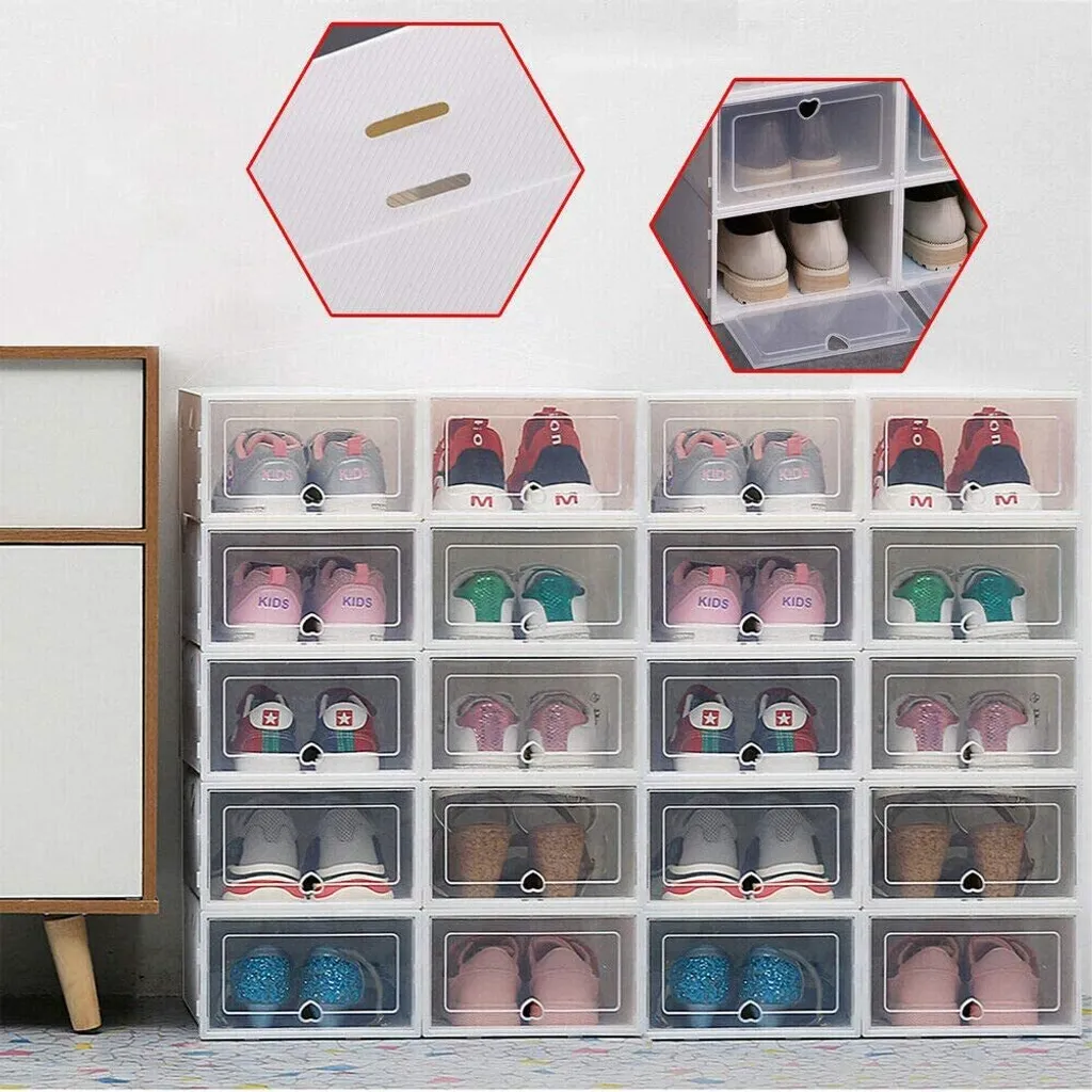 Rangement chaussures empilable pour optimiser l'espace du dressing - 9