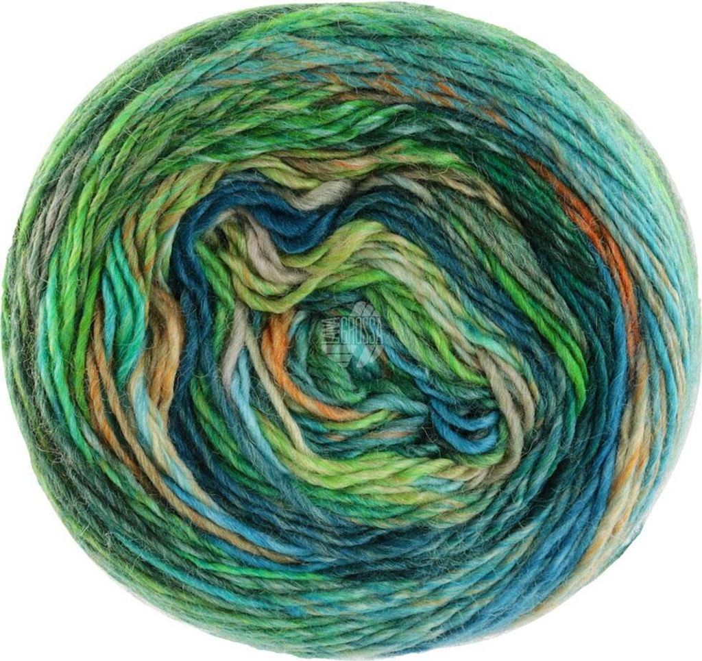 Lana Grossa COLORISSIMO Dochtgarn aus 100 % Wolle mit Produktbild 