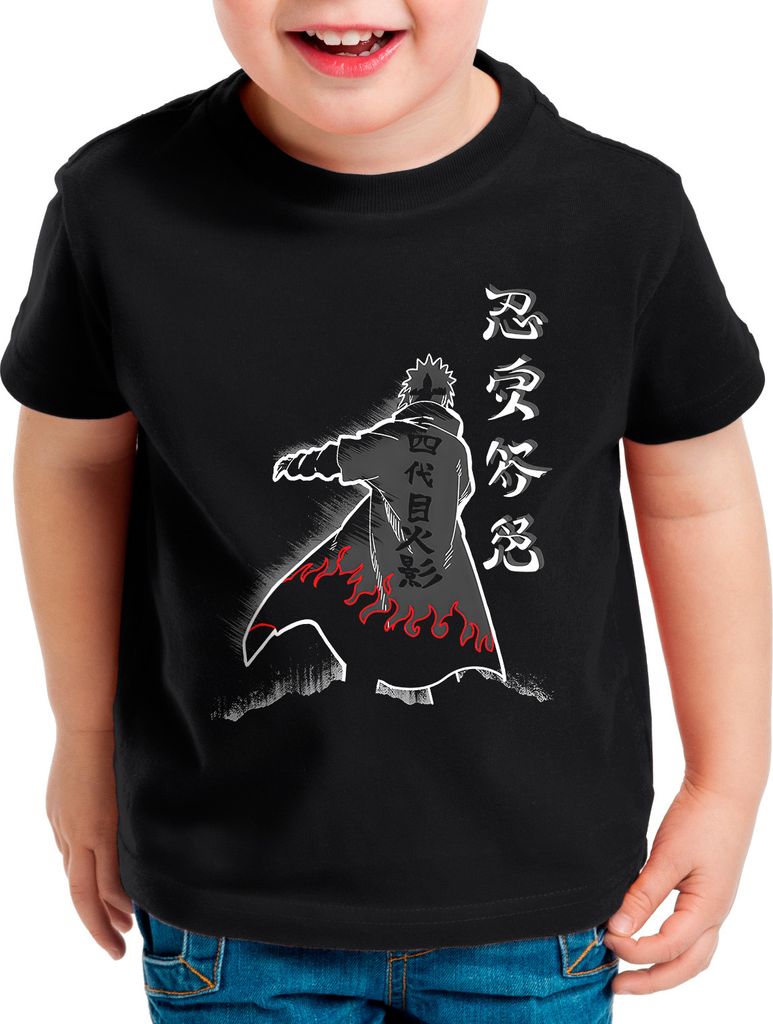 style3 4th Hokage Kinder T-Shirt ninja anime manga cosplay