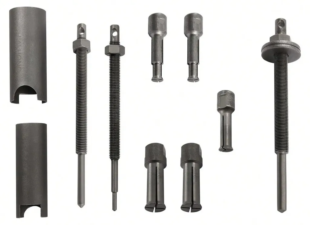 Extracteur de roulements internes pour moto - Kit d'atelier 8 pièces noir