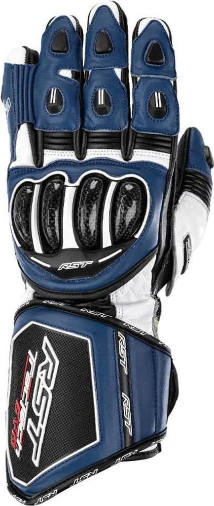 RST TracTech Evo 4 Leder Handschuhe - Blau/Weiß/Schwarz