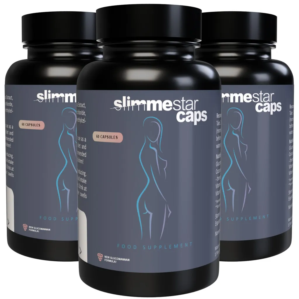 Slimmestar 180 gélules cure de 3 mois complément minceur brûle-graisse