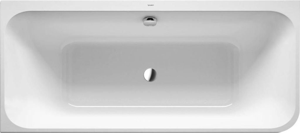 Duravit Badewanne HAPPY D.2 Ecke links, 2 Rückenschrägen 1800 x 800 mm weiß