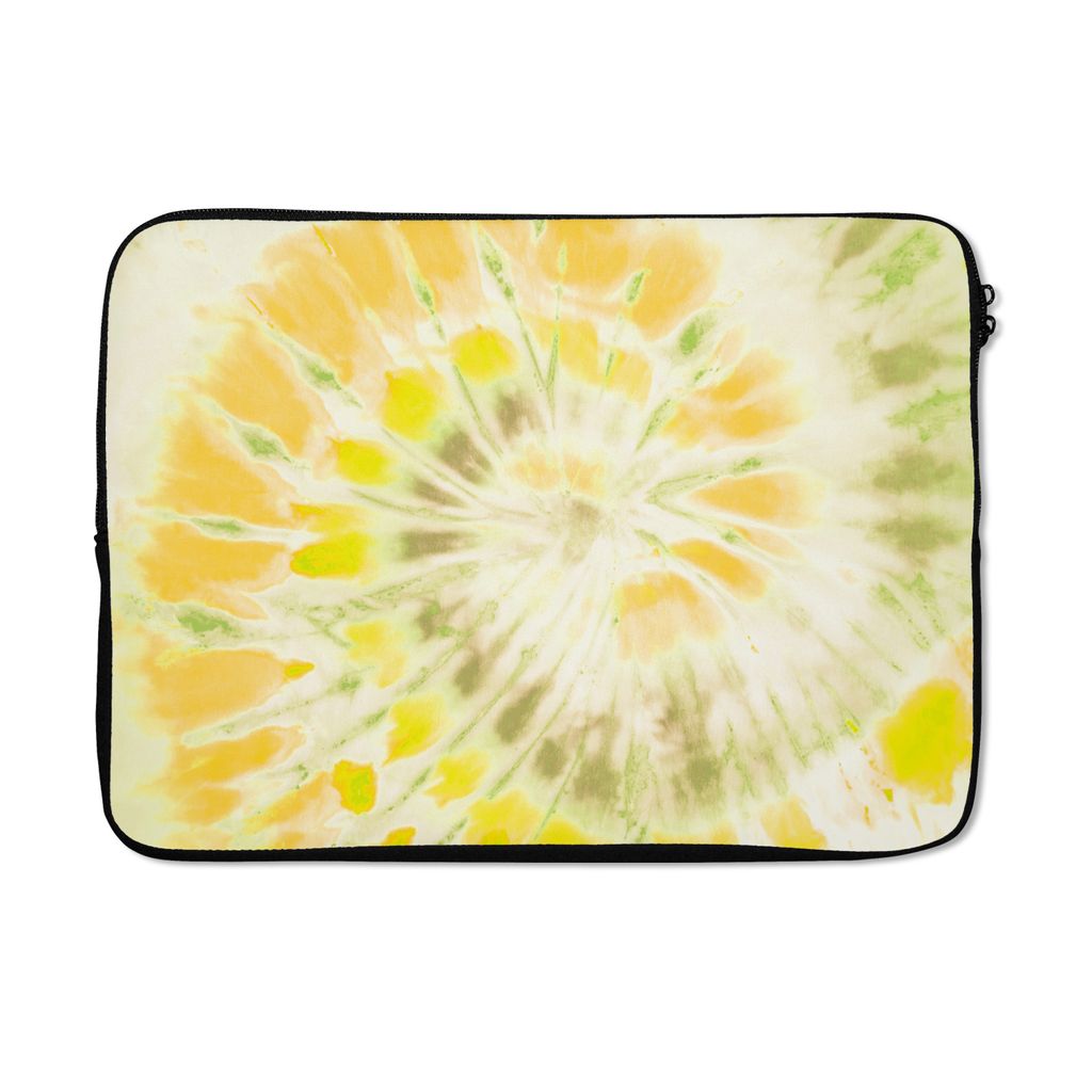 MuchoWow Laptop Hülle 13 Zoll Sommer - Gelb - Grün Laptoptasche - Laptophülle - Sleeve - Rundumschutz