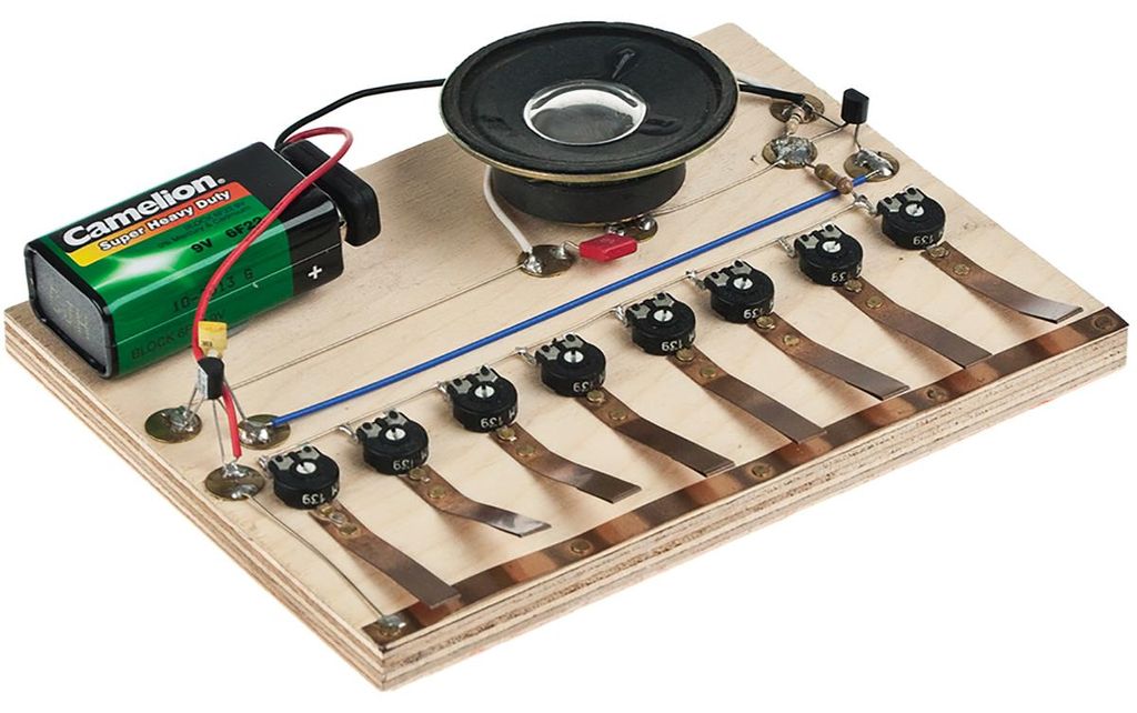 Miniatur-Orgel Elektronik Bausatz 12 J. Produktbild 