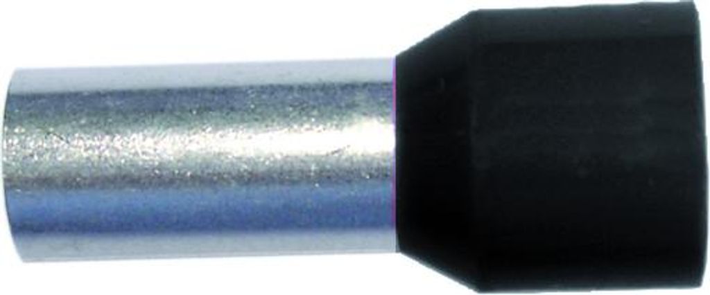 PROT Aderendhülsen 1,5qmm/18mm PAEH 150/18 schwarz isoliert VE200