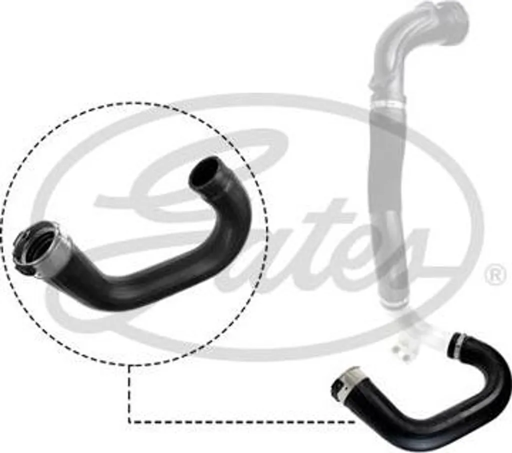 Tuyau d'air de suralimentation GATES 09-0700 pour Opel Mokka 95371558