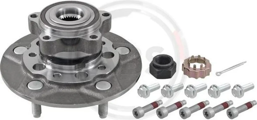 Jeu de roulements de roue arrière pour utilitaire Ford Transit Custom