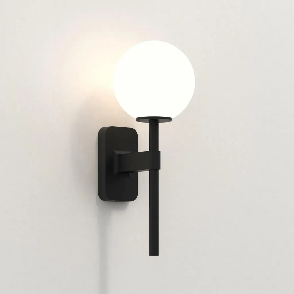 Applique Murale pour Éclairage de Chevet Noir Tacoma Single G9 d'Astro