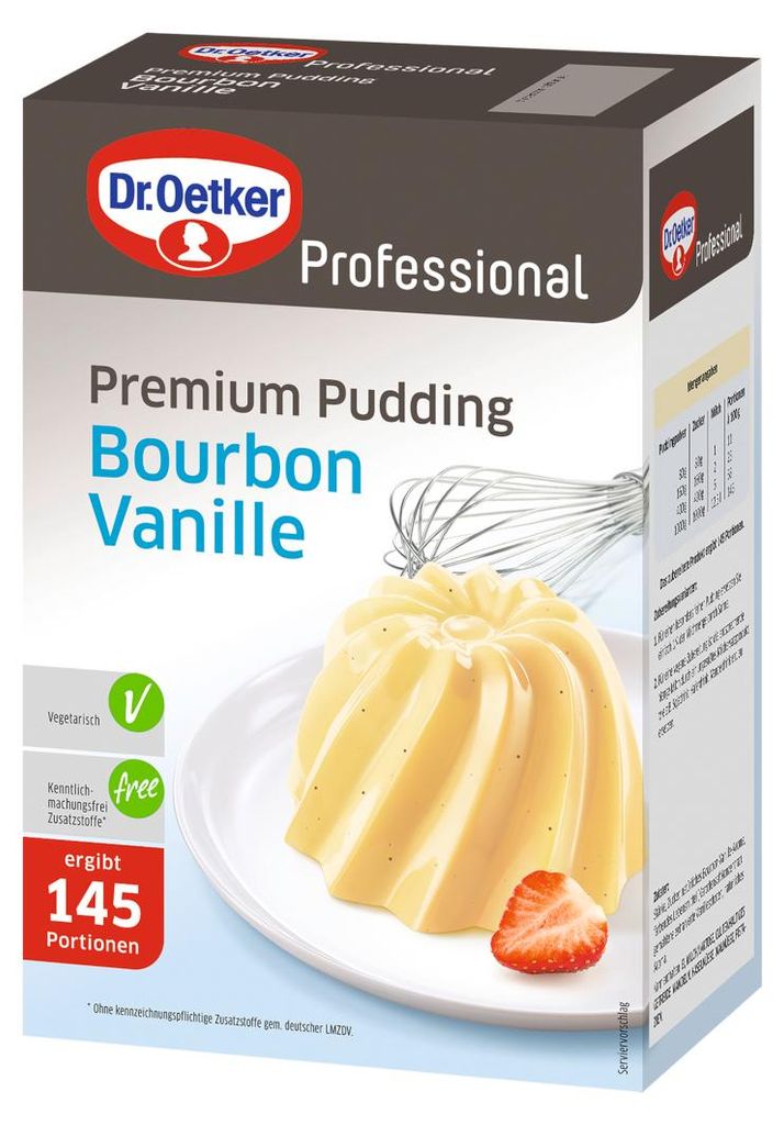 Dr. Oetker Professional Premium Puddingpulver Bourbon Produktbild 