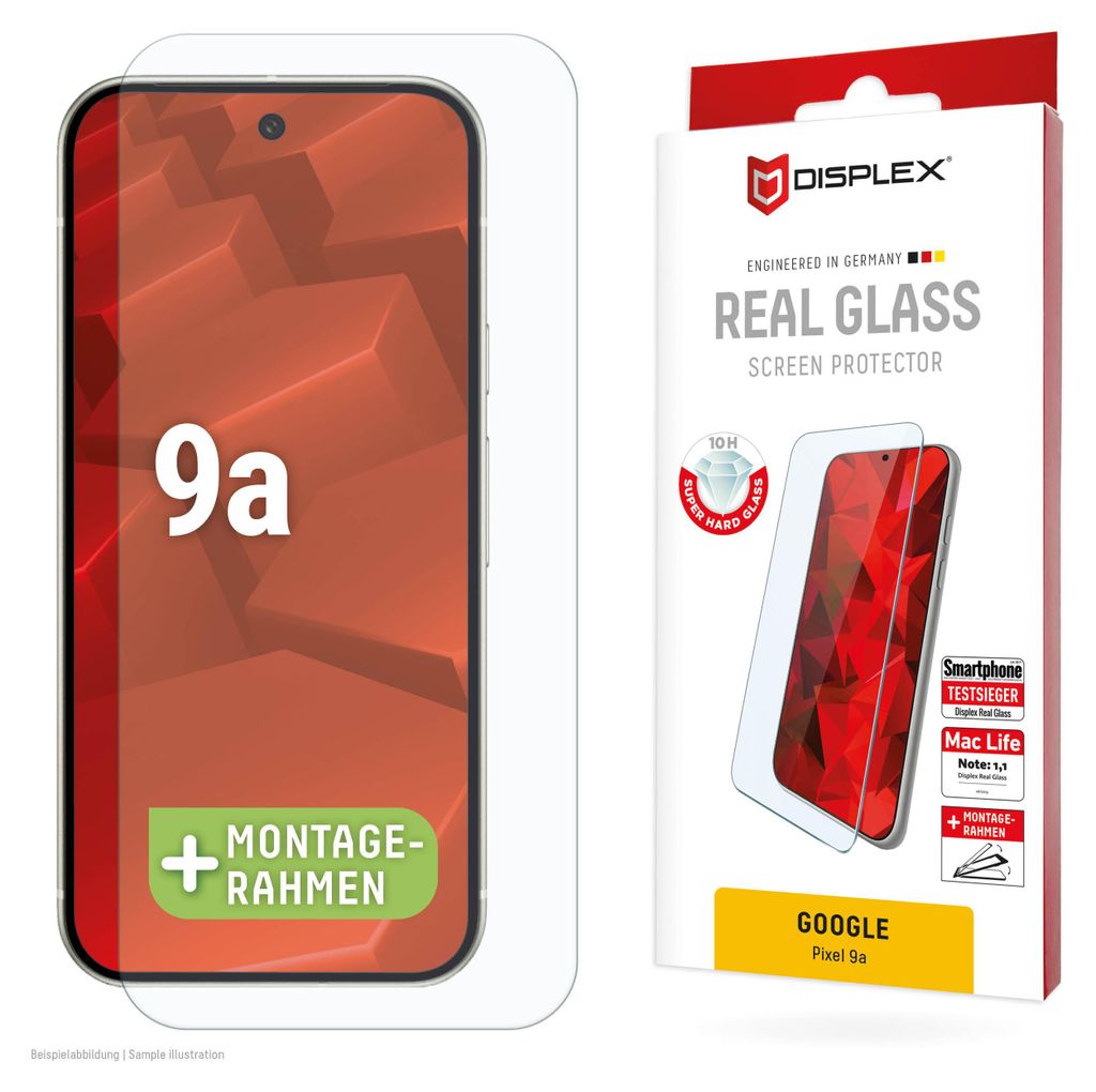 DISPLEX Real Glass Google Pixel 9a Immagine del prodotto 
