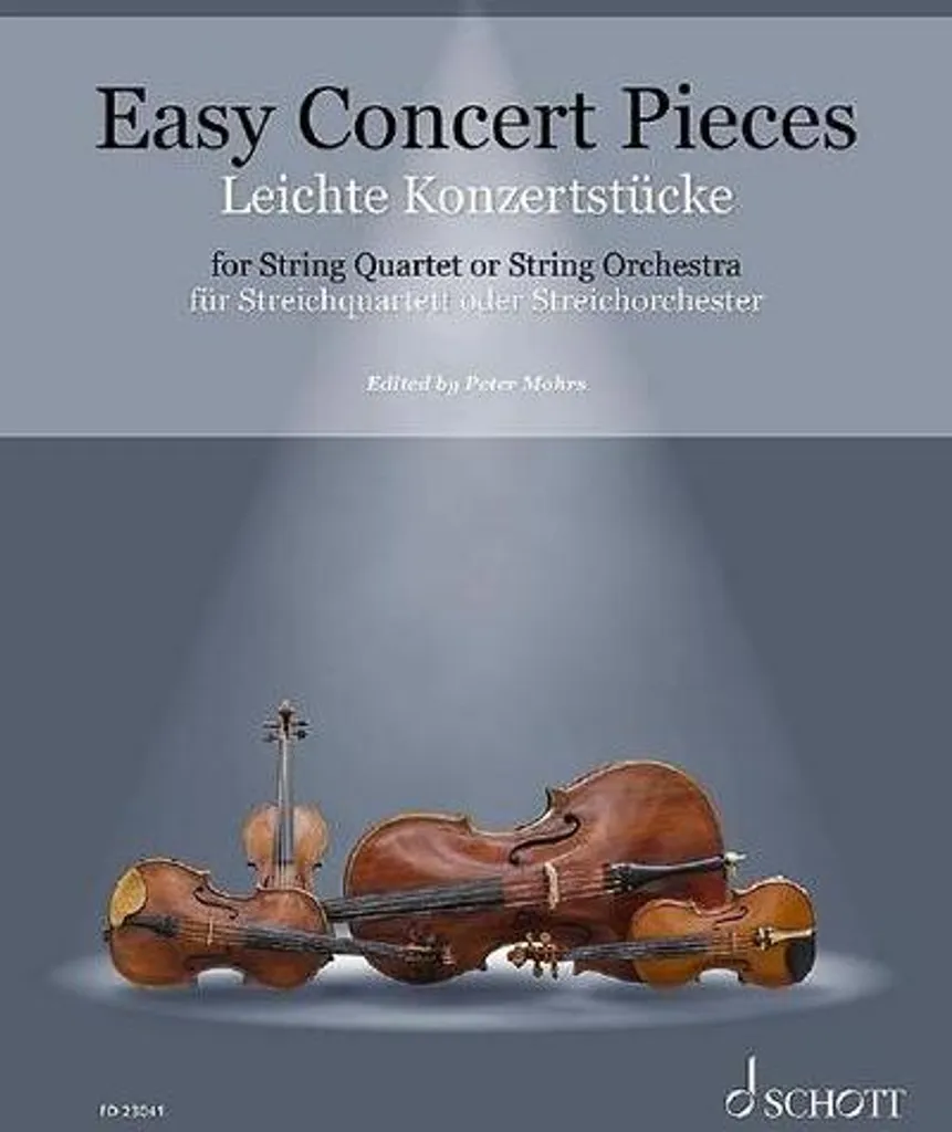 Recueil de Partitions Easy Concert Pieces pour Orchestre à Cordes