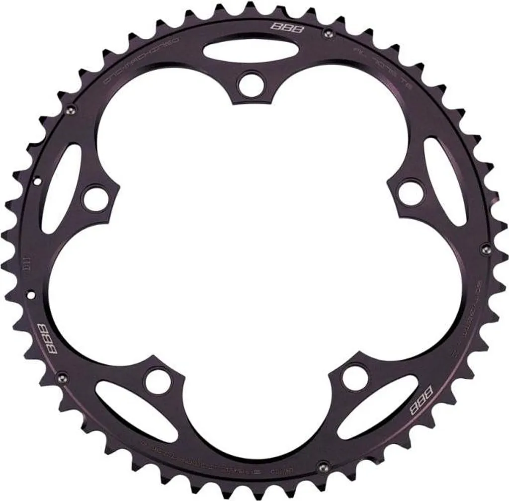 Plateau 50T Route 135mm BBB Cycling pour Améliorer le Passage de Vitesse