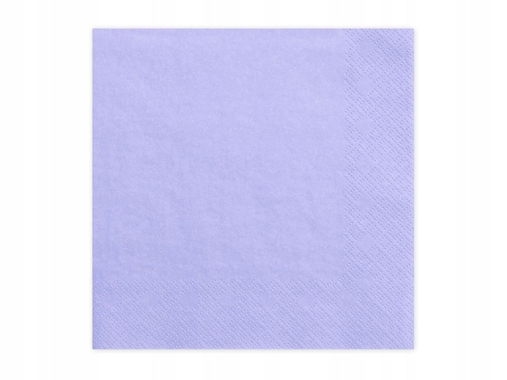 Serwetki trójwarstwowe, liliowe, 33x33cm (1 op. / 20 szt.) Zdjęcie produktu 