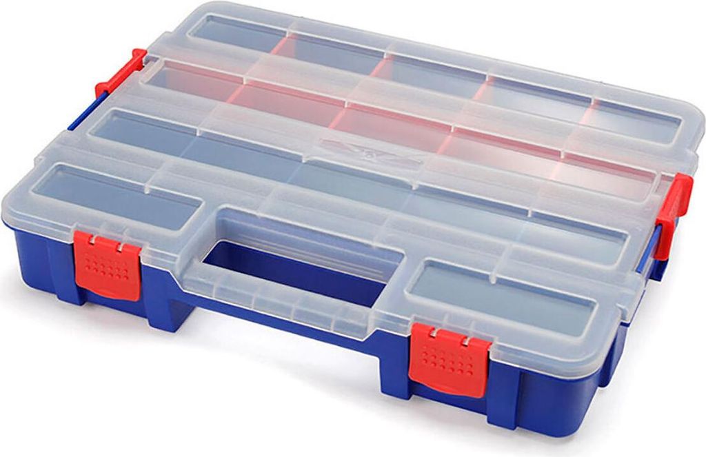 Workpro Box mit Fächern Polypropylen 38,2 x 30 x 30 x 6,2 cm 18 Fächer