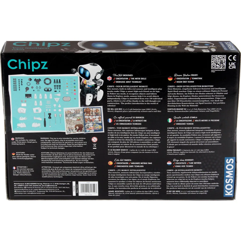 Robot de divertissement interactif Kosmos KM617127 à commande vocale - 3
